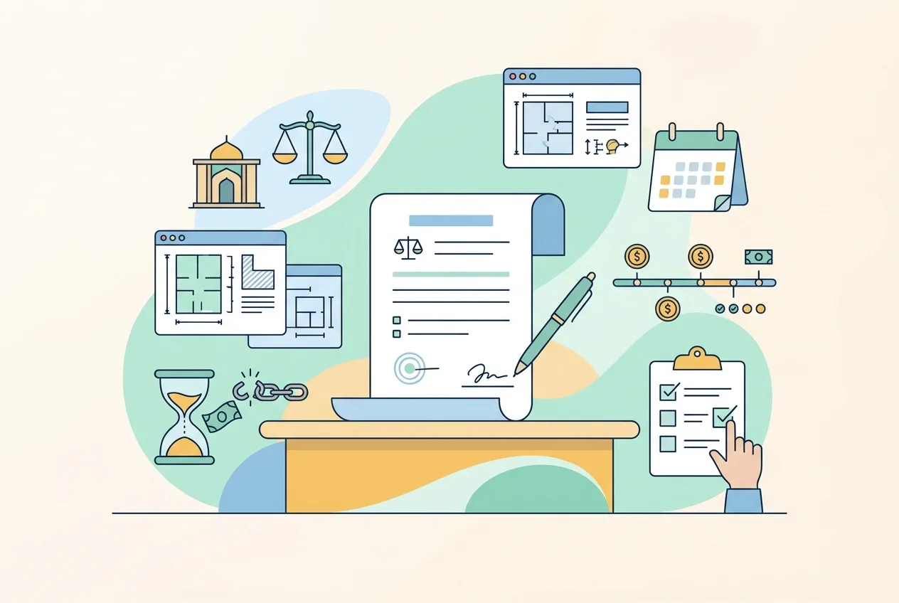 نمونه قرارداد پیش‌فروش ملک و آپارتمان؛ الزامات قانونی + فایل Word
