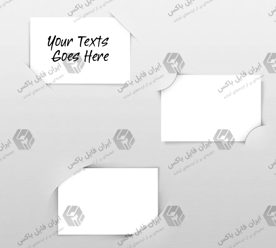 طرح لایه باز هولدر و نگهدارنده کارت PSD استاندارد