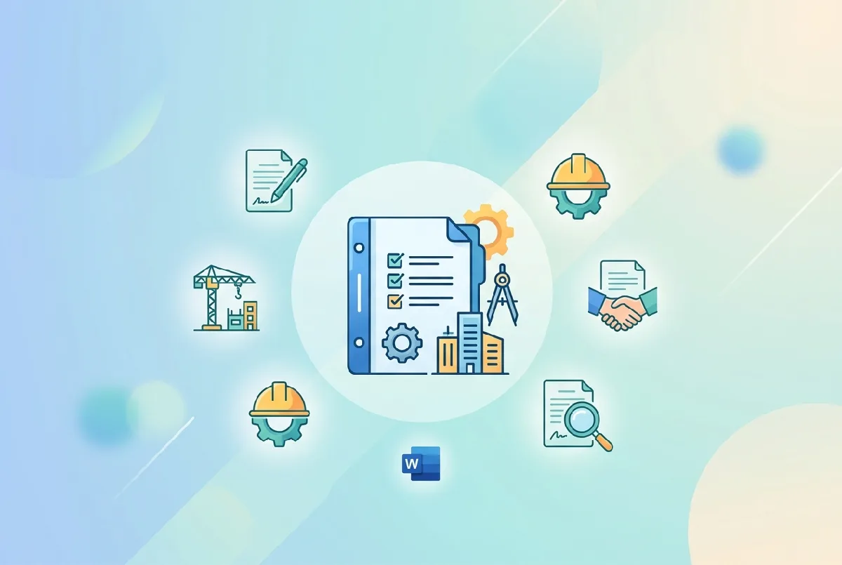 تحلیل و راهنمای جامع قرارداد طرح و ساخت EPC فایل Word