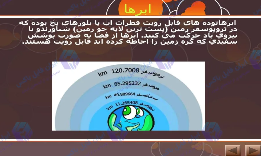 پاورپوینت آماده بررسی انواع ابرها و نحوه شکل‌گیری آن‌ها ۳۰ اسلاید