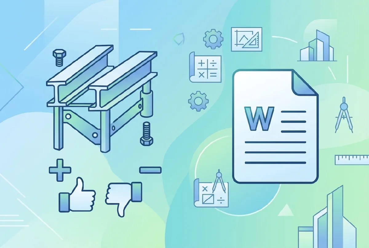 تحقیق بررسی کامل مزایا و معایب ساختمان های فلزی فایل Word