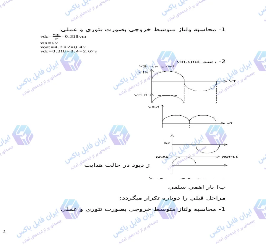 گزارش کار آزمایشگاه الکترونیک صنعتی فایل Word قابل ویرایش