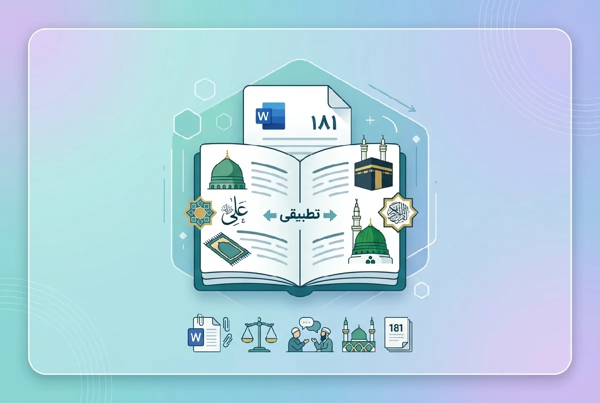 پژوهش تطبیقی اختلاف نظر شیعه و سنی ۱۸۱ صفحه فایل Word