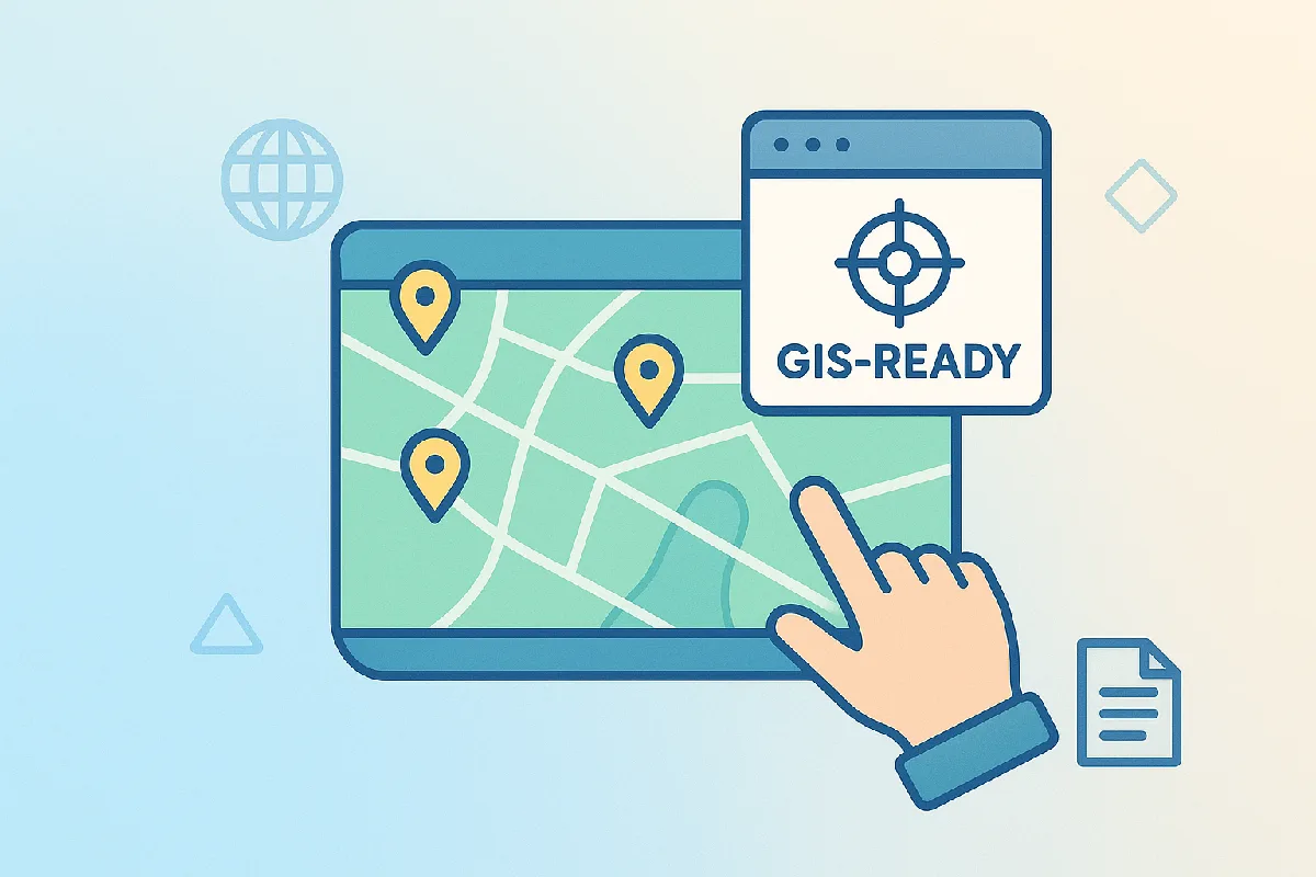 مقاله استفاده از نقشه‌های GIS-READY در به‌روزرسانی نقشه‌های پایه کاداستری