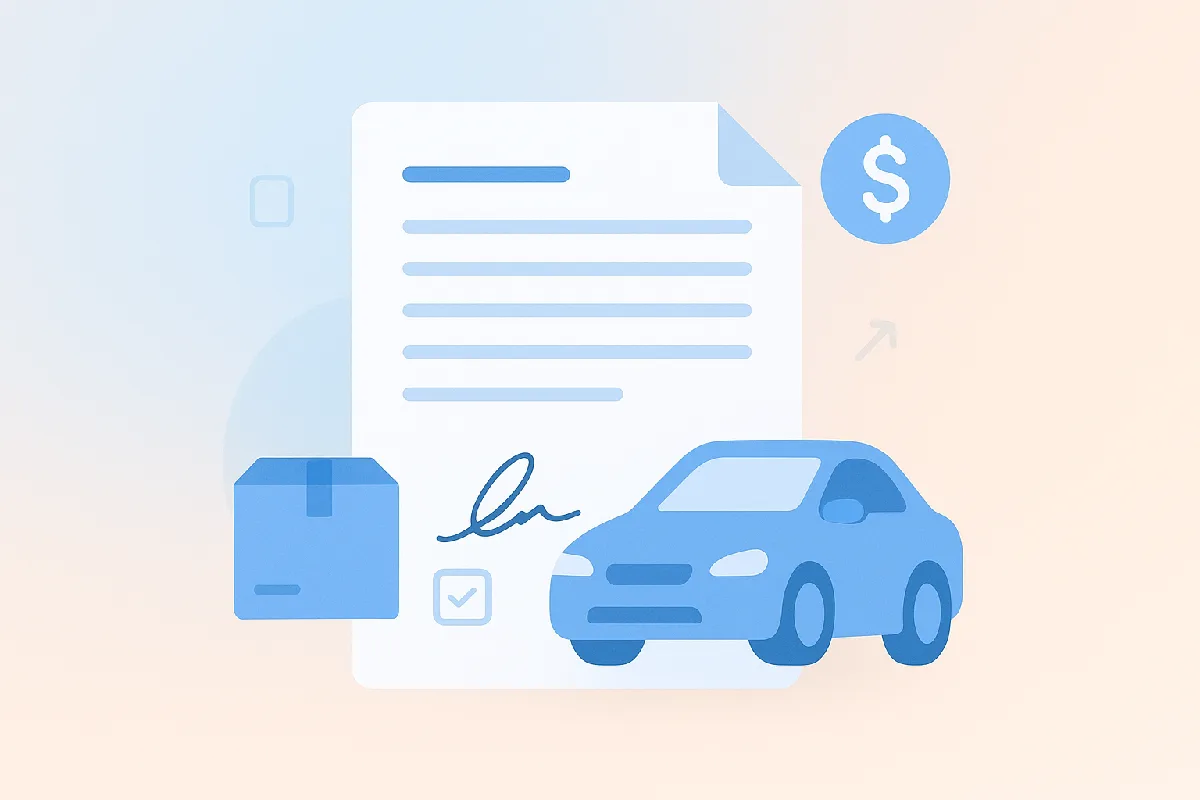 نمونه قرارداد فروش اقساطی کالا و خودرو فایل Word قابل ویرایش