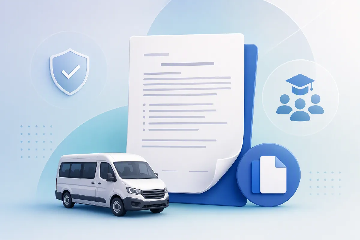 فرم قرارداد واگذاری خدمات سرویس ایاب و ذهاب دانشجویان Word