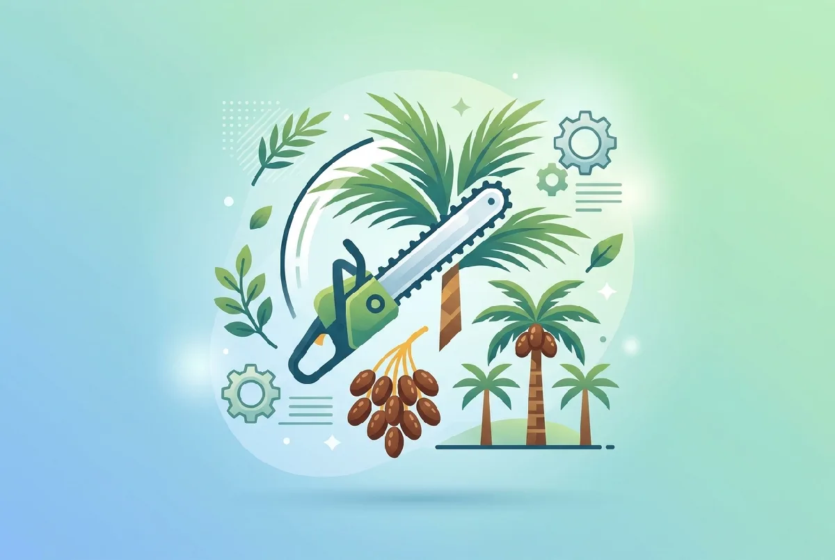 نمونه قرارداد تکریب نخیلات و هرس دمبرگ با اره برقی