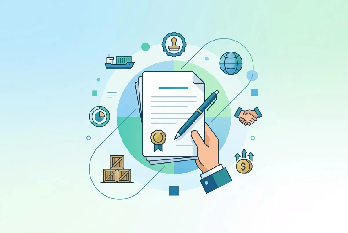 نمونه قرارداد ترخیص کالا با حق‌العمل‌کار در Word